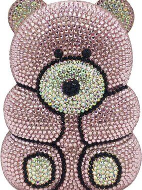 Elegant Crystal Rhinestone Evening Clutch Bag for Women - Mini Party Purse